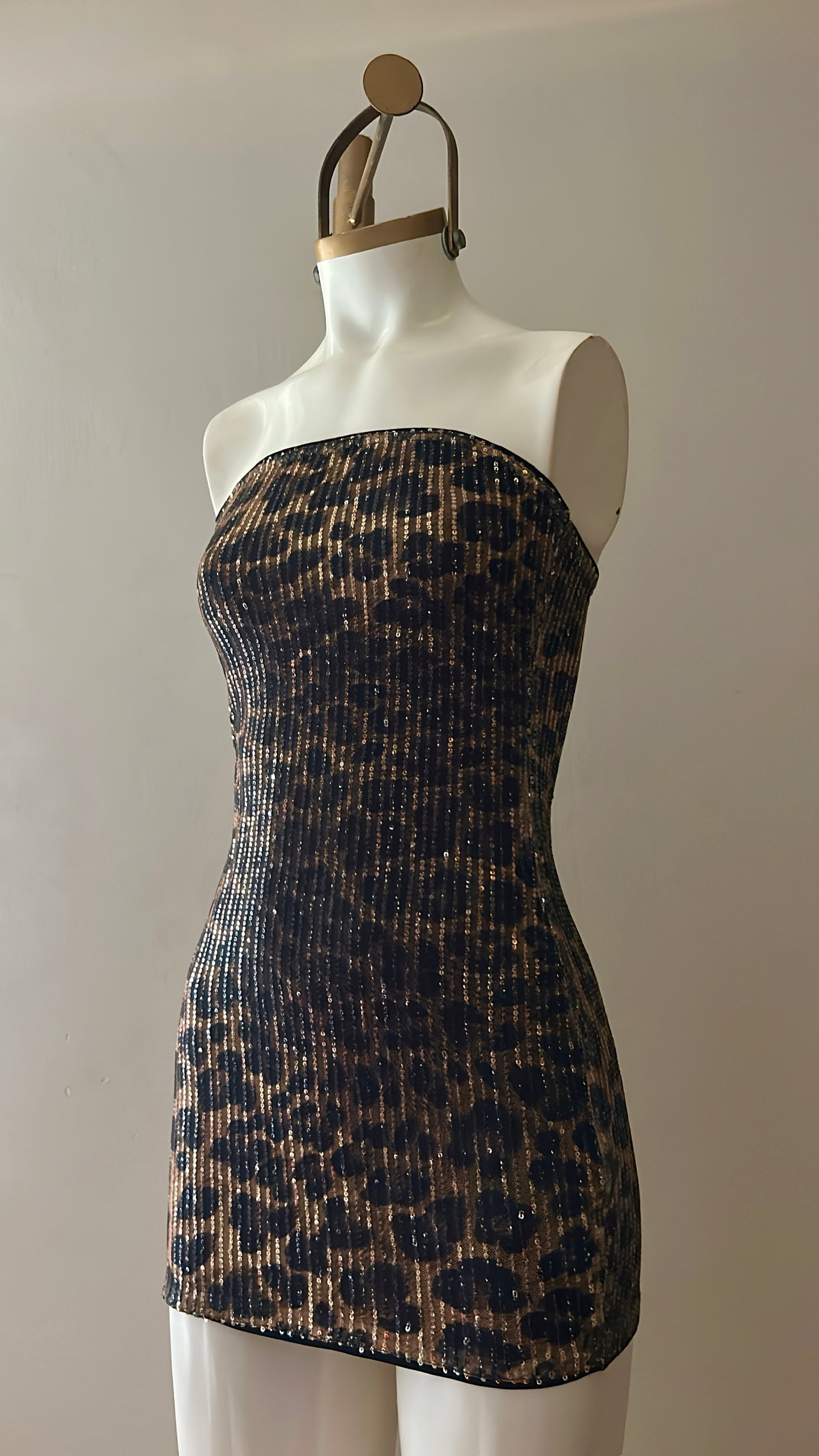 MINI VESTIDO LEOPARD