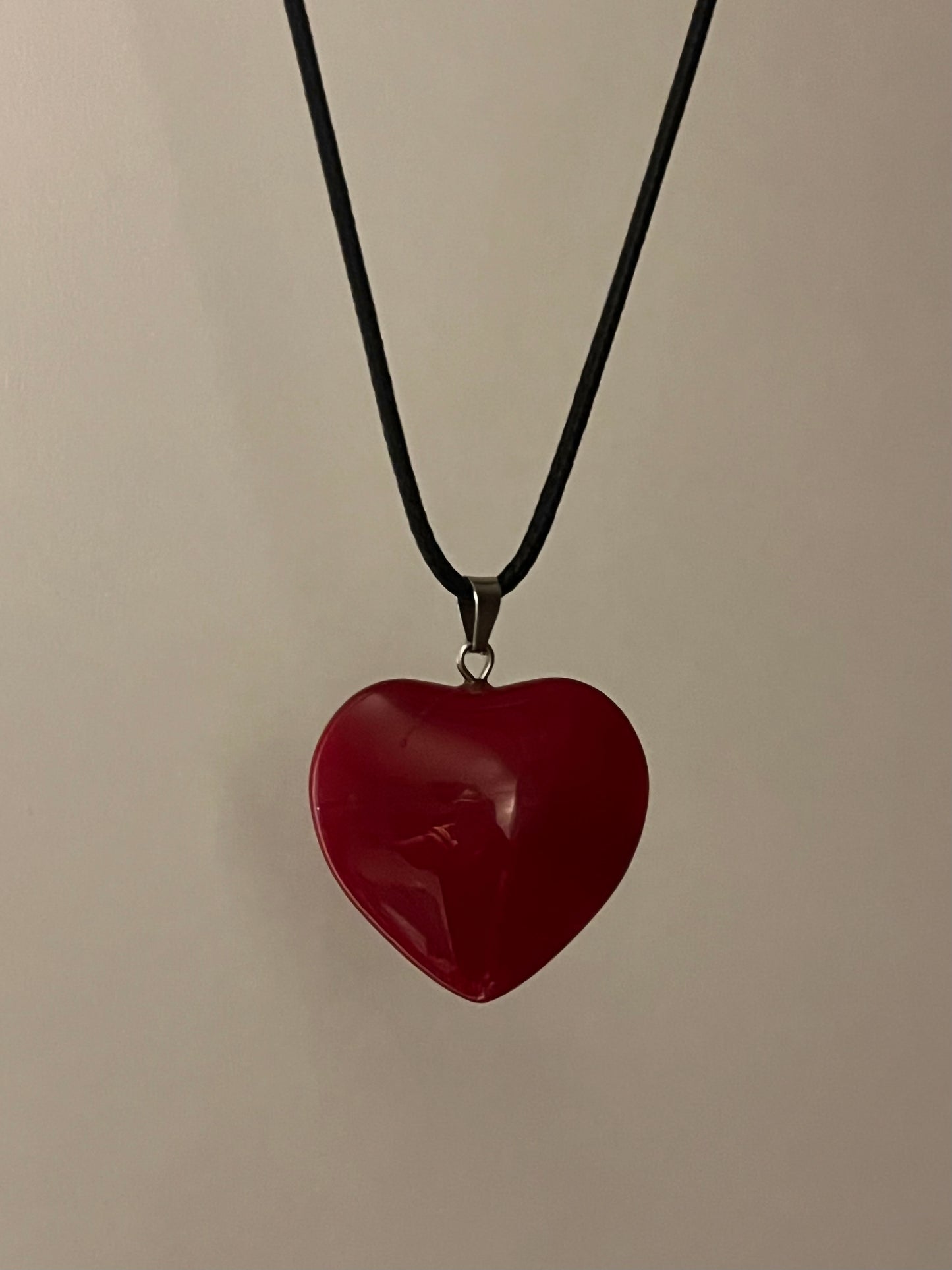 COLLAR HEART ROJO