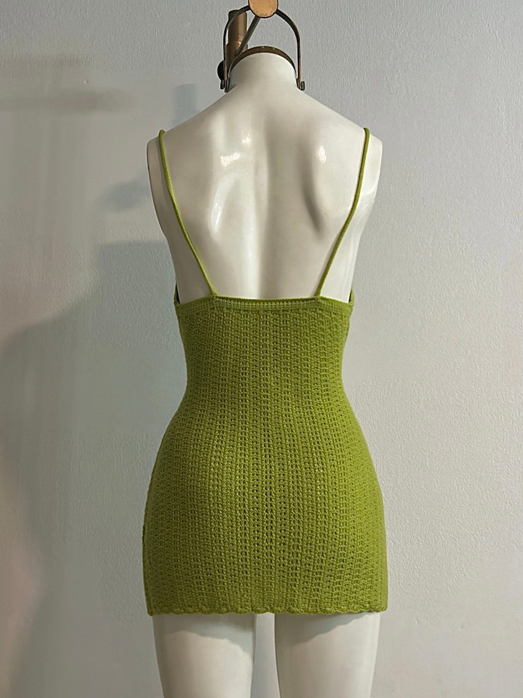 MINI VESTIDO TEJIDO CORAL