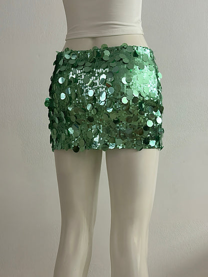 MINIFALDA SHINY TIRO BAJO