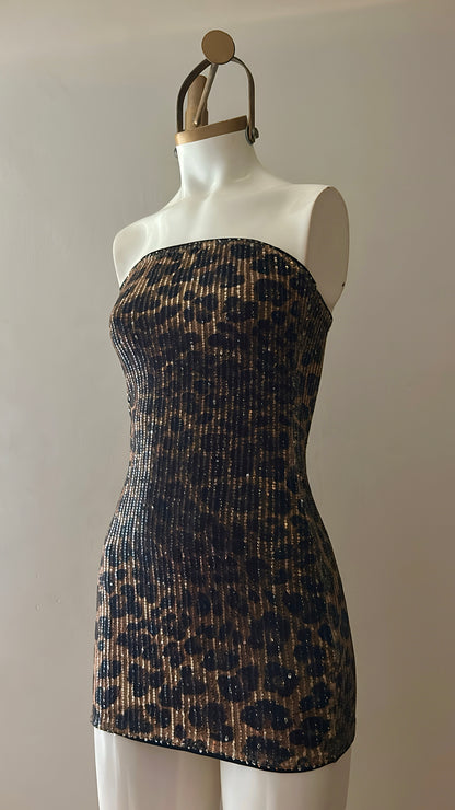 MINI VESTIDO LEOPARD