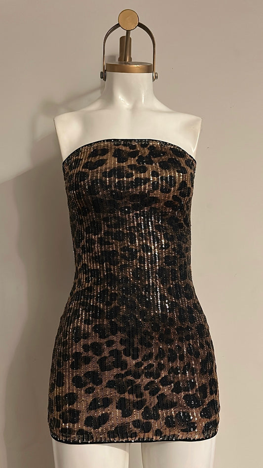 MINI VESTIDO LEOPARD