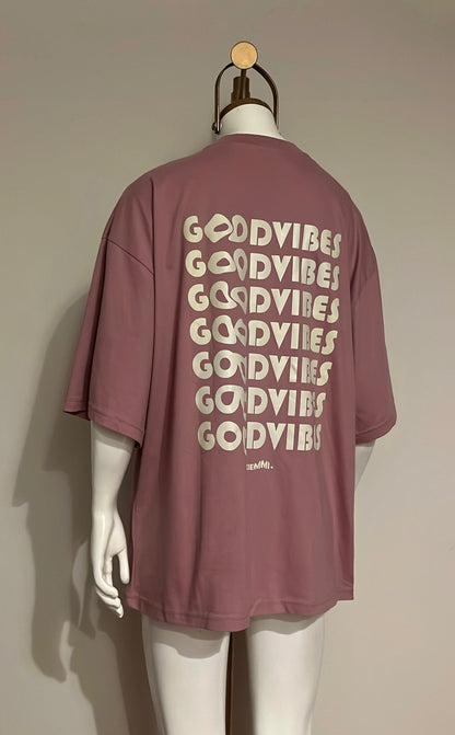OVERSIZED GOOD VIBES POLO