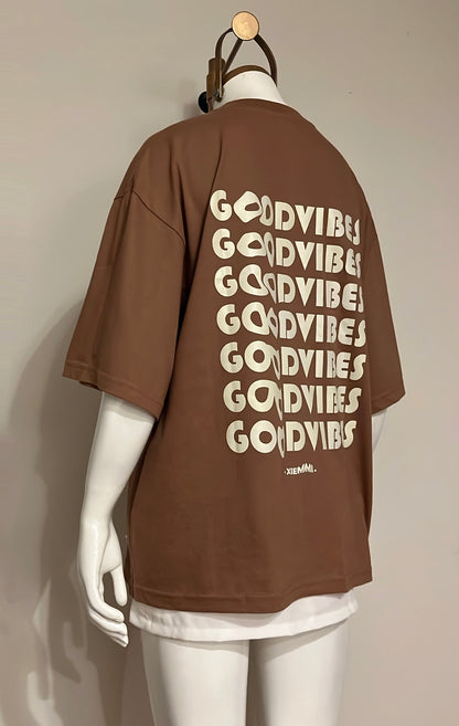 OVERSIZED GOOD VIBES POLO