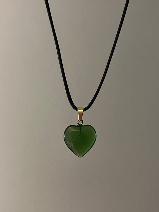 COLLAR HEART VERDE