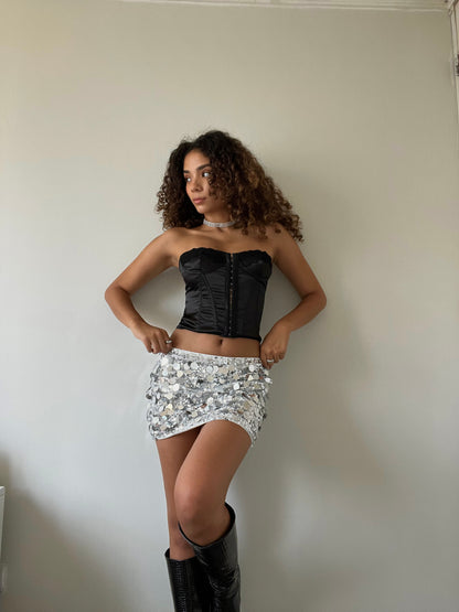MINI SKIRT SHINY